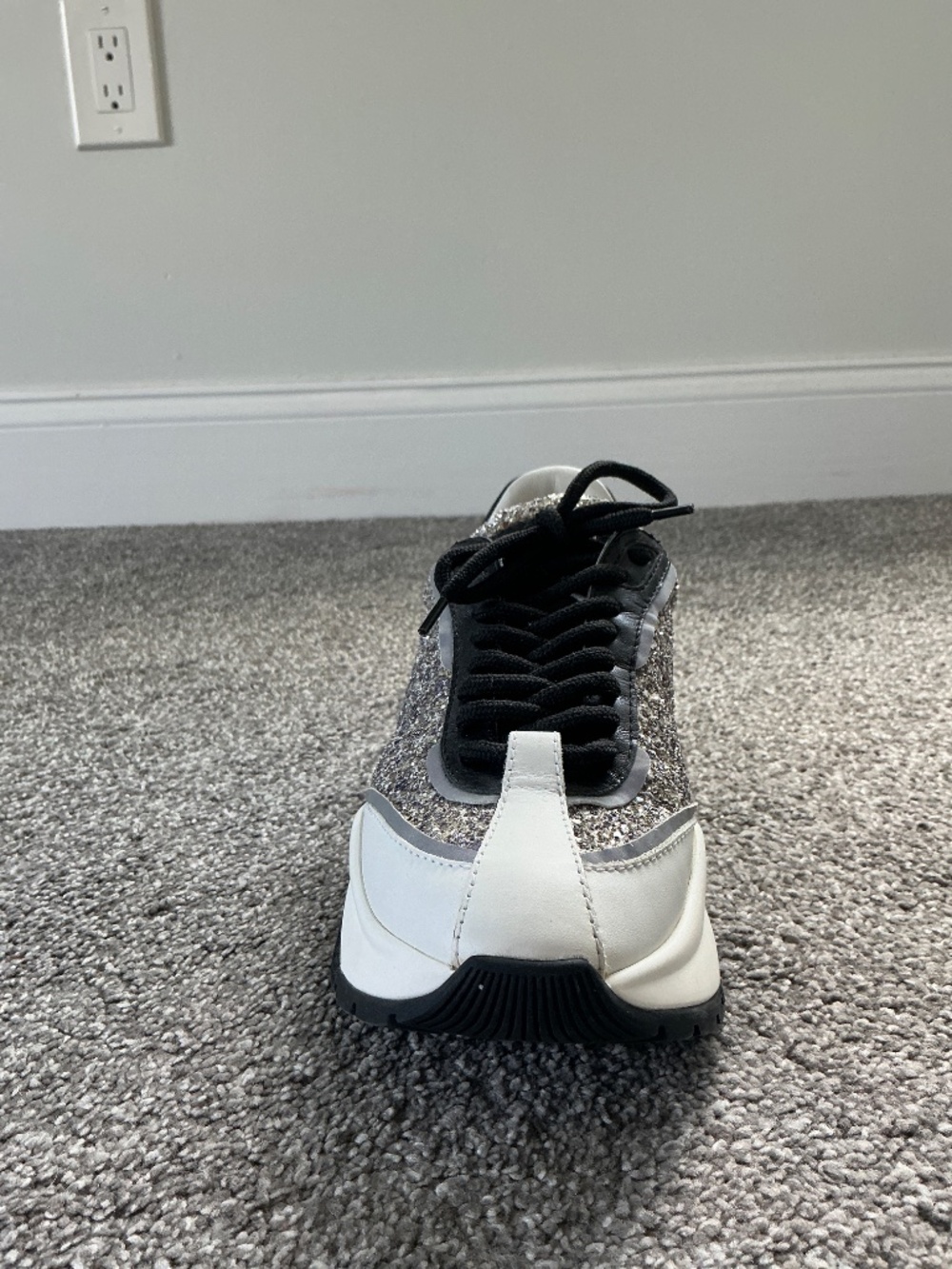Jimmy choo glitter sneakers size 37 1/2 - Picture 9 of 9